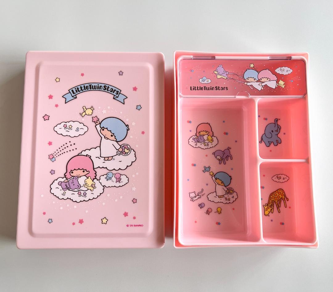 【いつまでもサンリオ】身の回り雑貨 ふた付きトレイ お道具箱 キキララ キティ