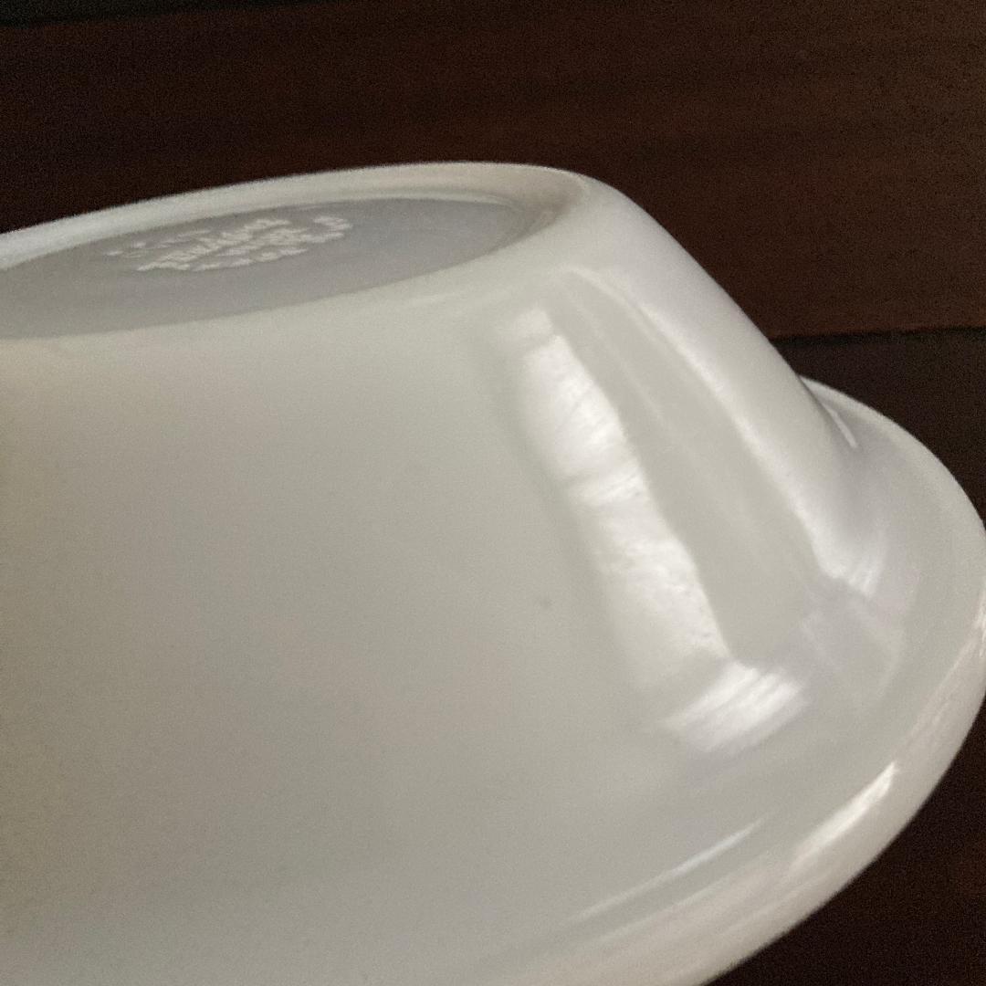 ファイヤーキング フランジリムボウル ホワイト 1個 50's RW レア形状S