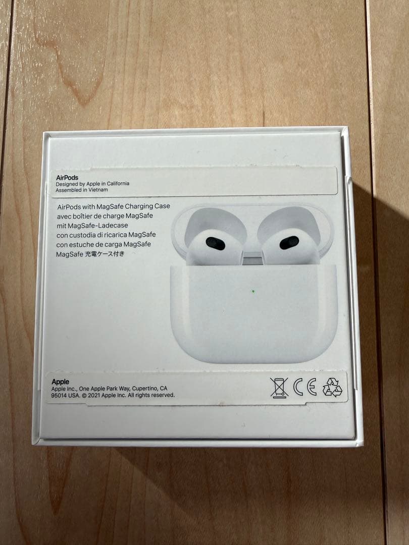 【訳あり】AirPods（第3世代）本体 充電ケース付き（左耳認識しない）