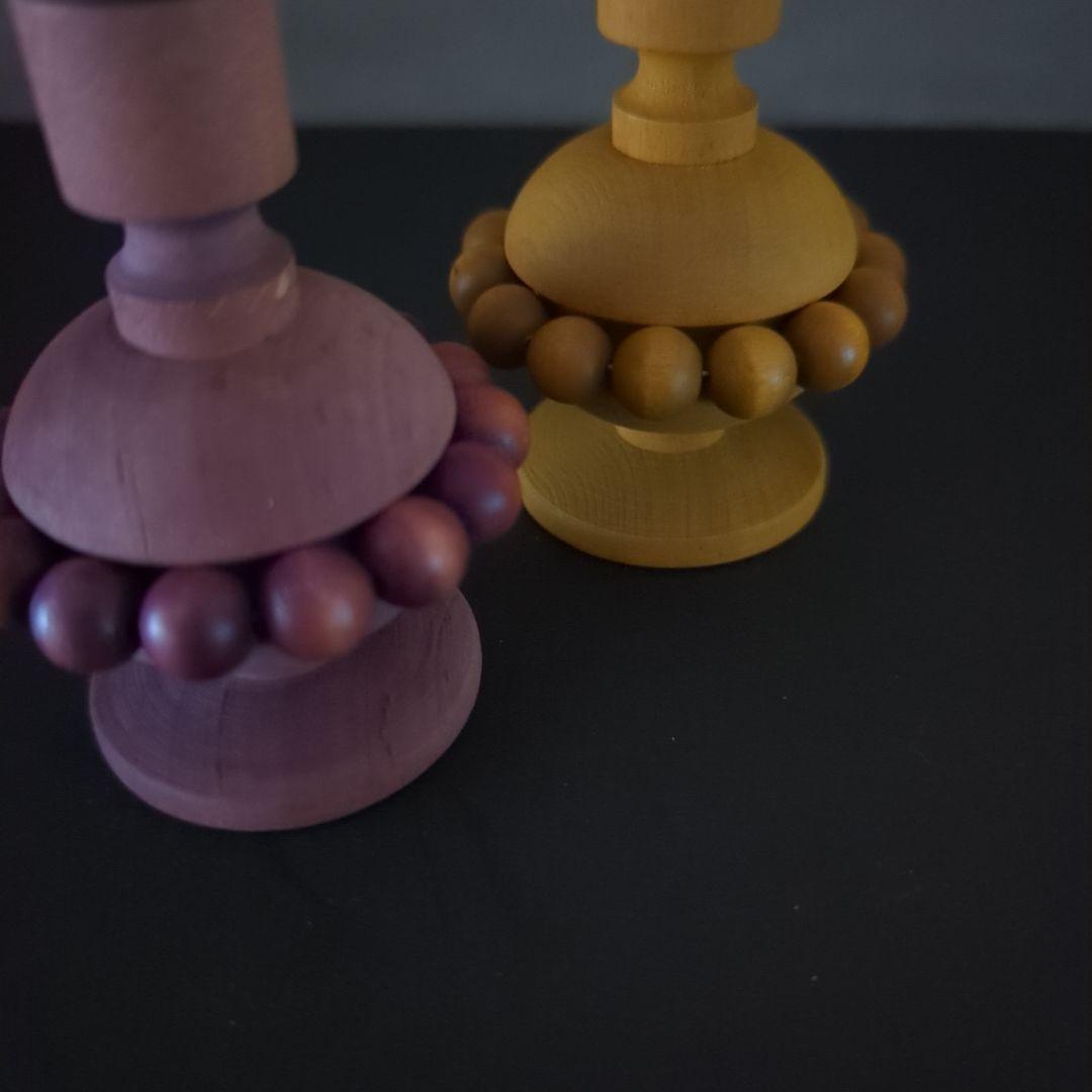 Aarikka アーリッカ　キャンドルスタンド　2個　/ビンテージ