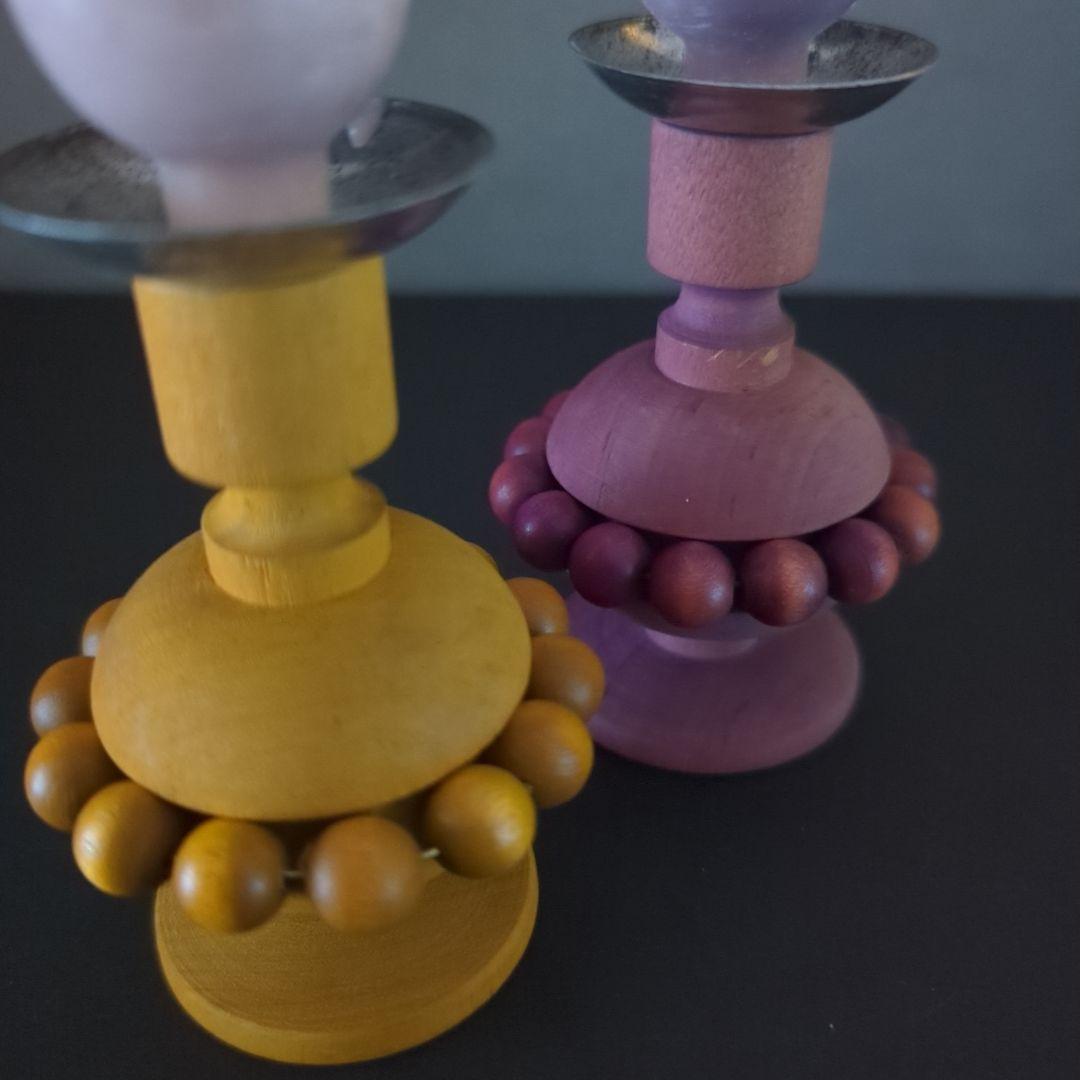 Aarikka アーリッカ　キャンドルスタンド　2個　/ビンテージ