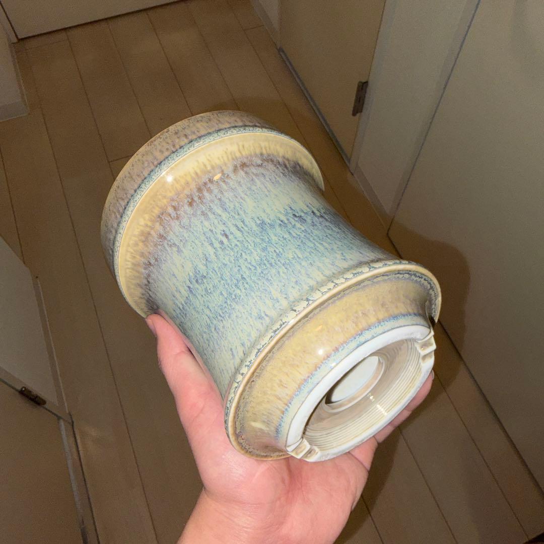 XL 盆栽鉢 作家鉢 陶器 真柏 糸魚川真柏 皐月 五葉松 黒松 長寿梅 万物想