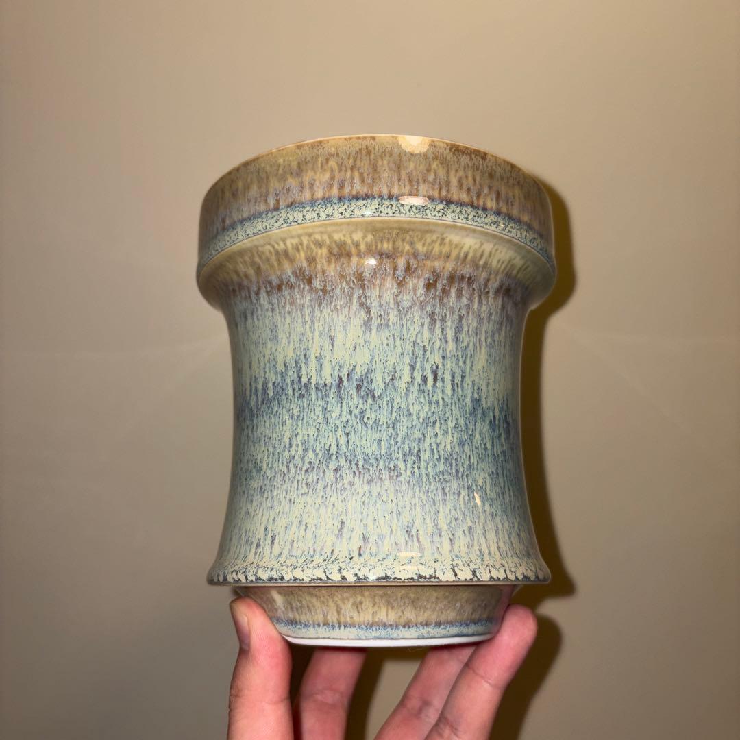 XL 盆栽鉢 作家鉢 陶器 真柏 糸魚川真柏 皐月 五葉松 黒松 長寿梅 万物想