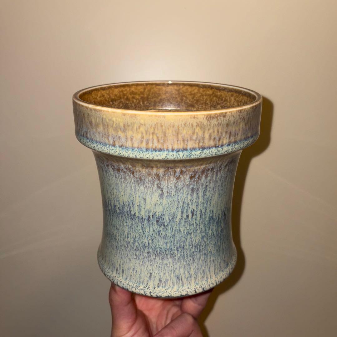 XL 盆栽鉢 作家鉢 陶器 真柏 糸魚川真柏 皐月 五葉松 黒松 長寿梅 万物想