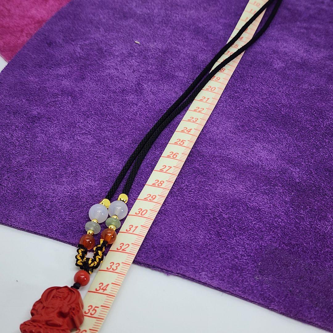 辰砂ペンダントトップ お守りやアクセサリー、部屋に飾るのもOK②不動明王