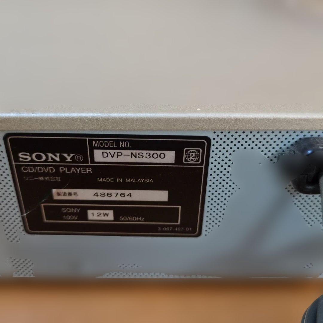 通電確認済　SONY DVDプレーヤー　DVP-NS300　本体のみ