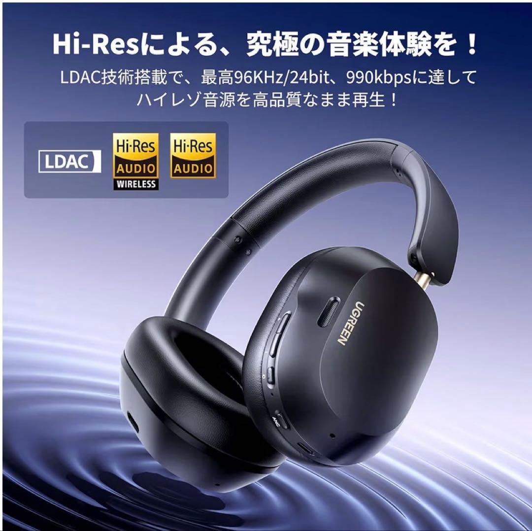 激安セール　UGREEN ワイヤレスヘッドホン ANC搭載