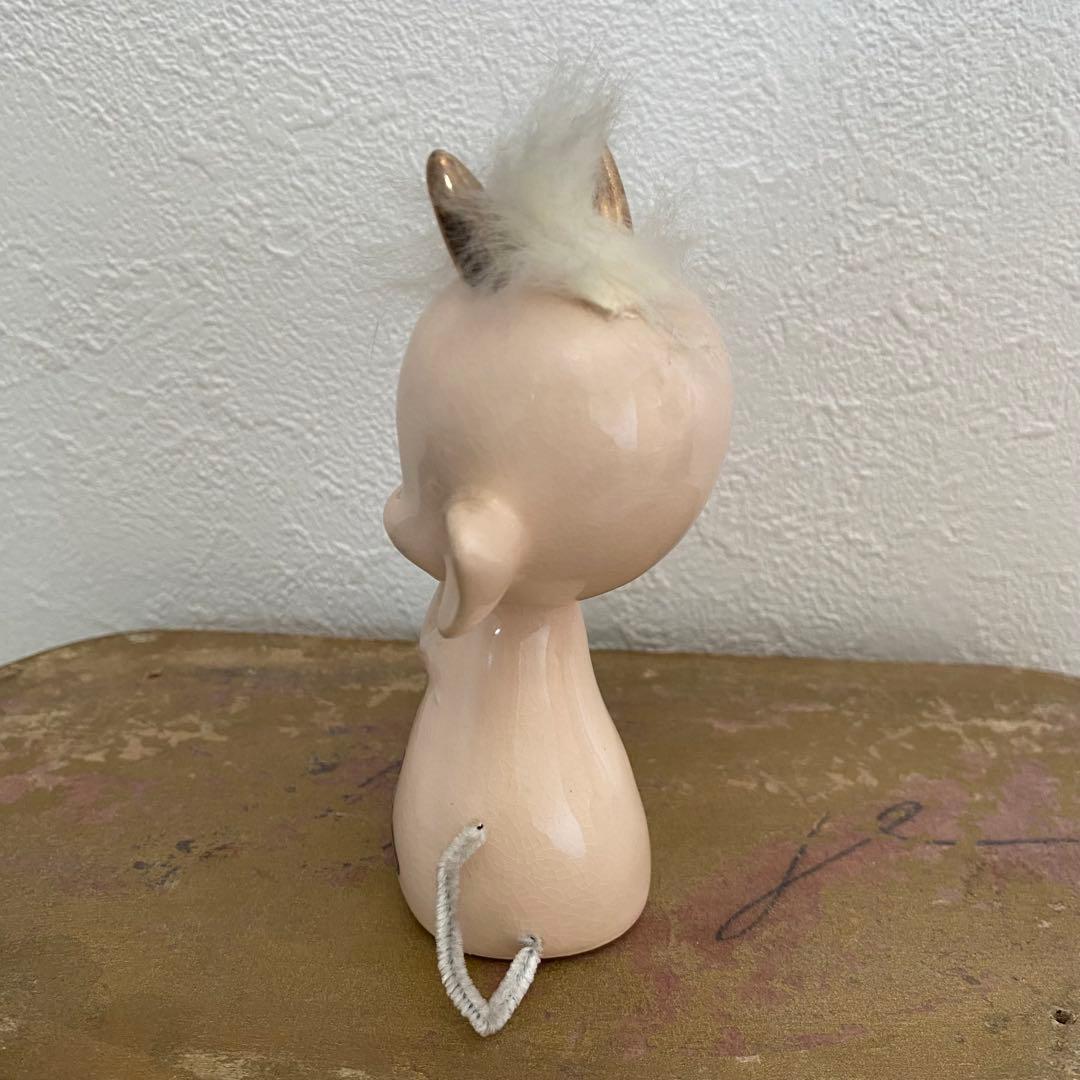 アメリカ　50s ミッドセンチュリー デビル　悪魔　キューピー　内藤ルネ　陶器