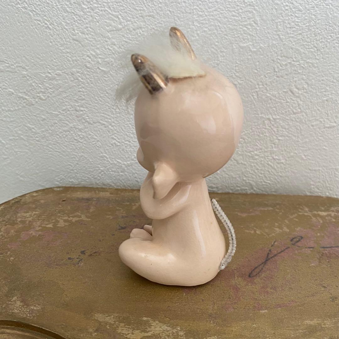 アメリカ　50s ミッドセンチュリー デビル　悪魔　キューピー　内藤ルネ　陶器