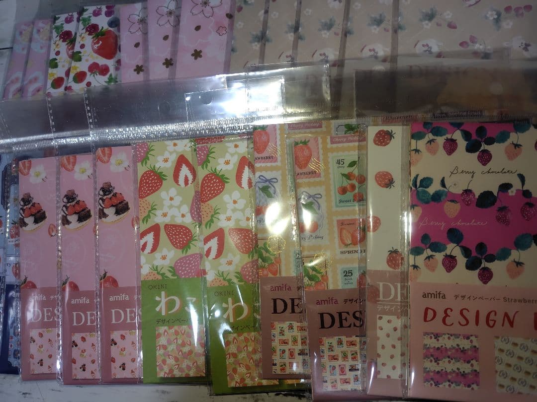 折り紙サイズデザインペーパー 100袋以上