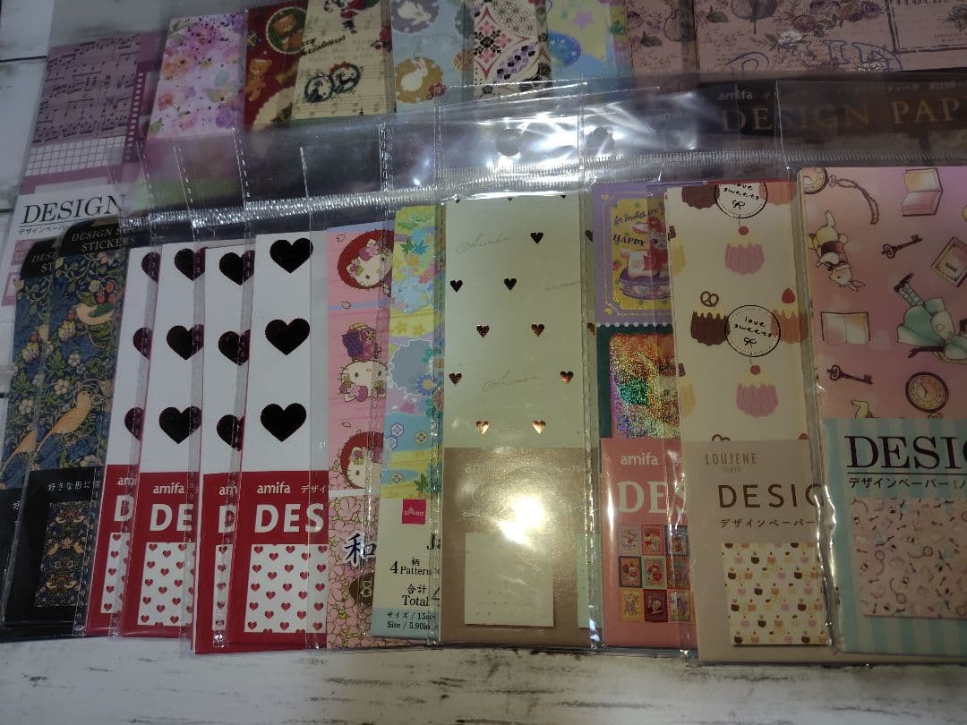 折り紙サイズデザインペーパー 100袋以上