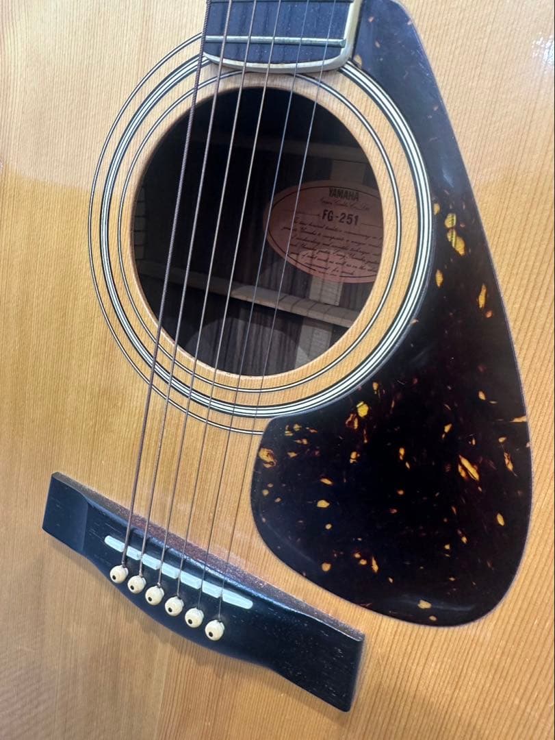 最終値下げ YAMAHA FG251 オレンジラベル　70'sヴィンテージギター
