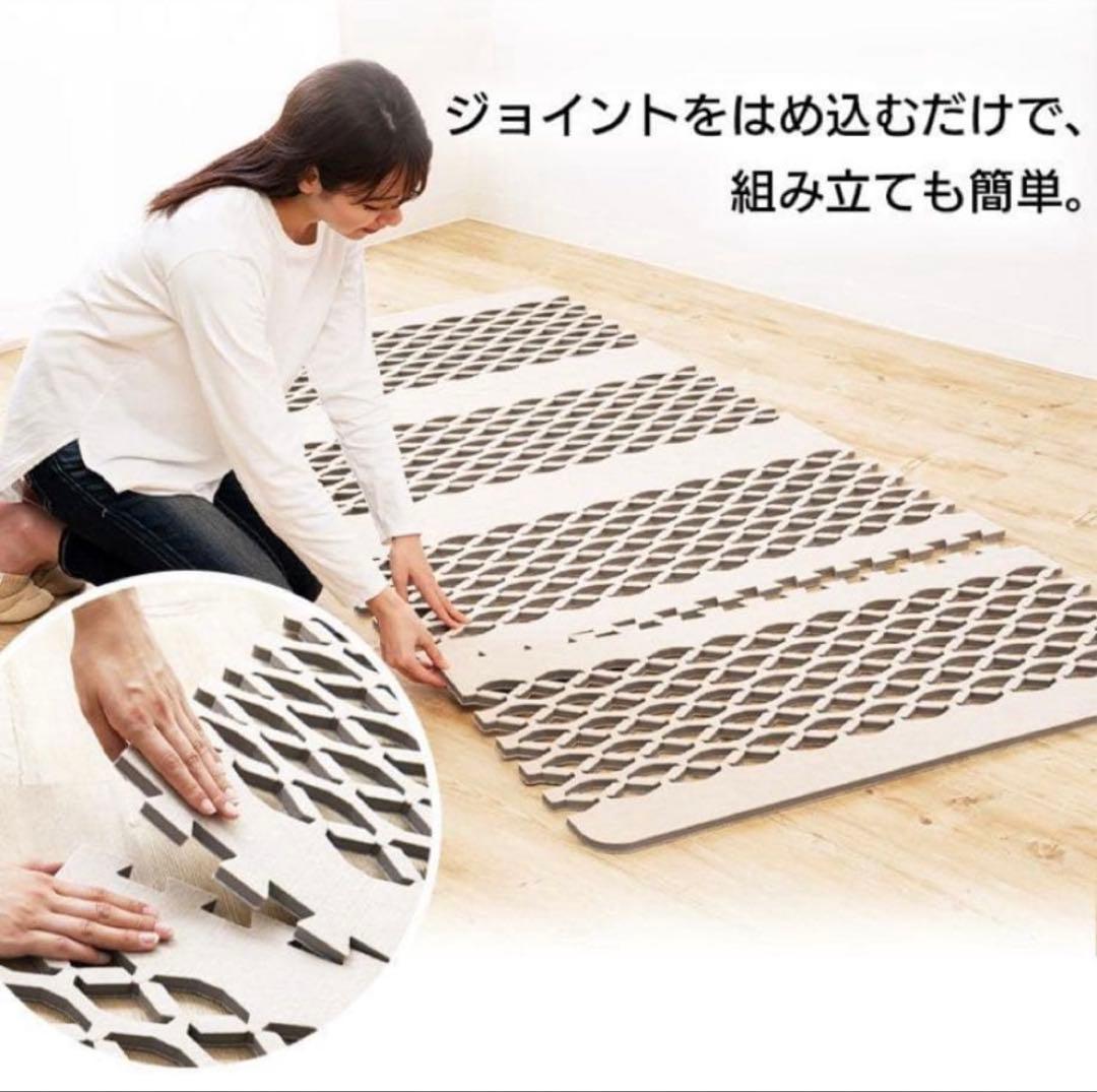 すのこ型吸湿マット シングル　除湿シート　3セット分