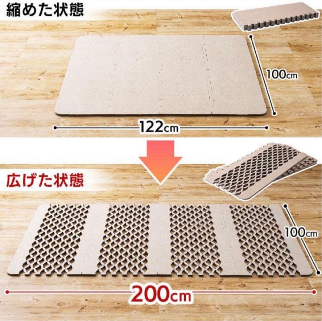 すのこ型吸湿マット シングル　除湿シート　3セット分