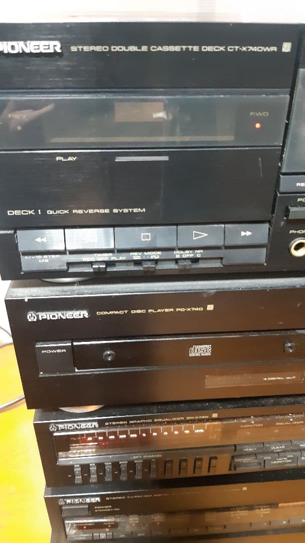 Pioneer パイオニア システムコンポ 説明書付き動作未確認現状ジャンク