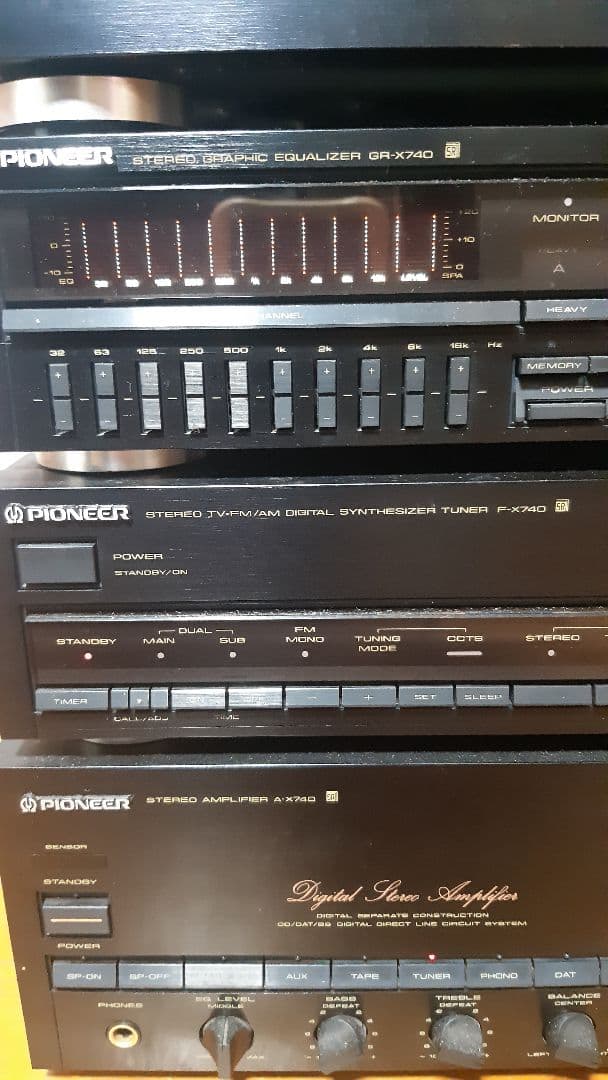 Pioneer パイオニア システムコンポ 説明書付き動作未確認現状ジャンク