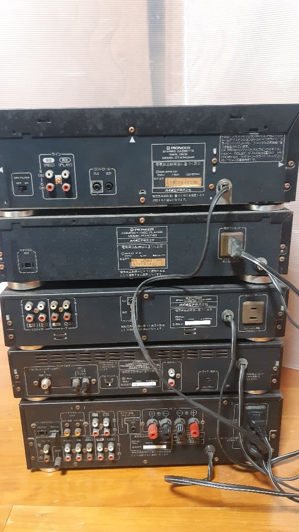 Pioneer パイオニア システムコンポ 説明書付き動作未確認現状ジャンク