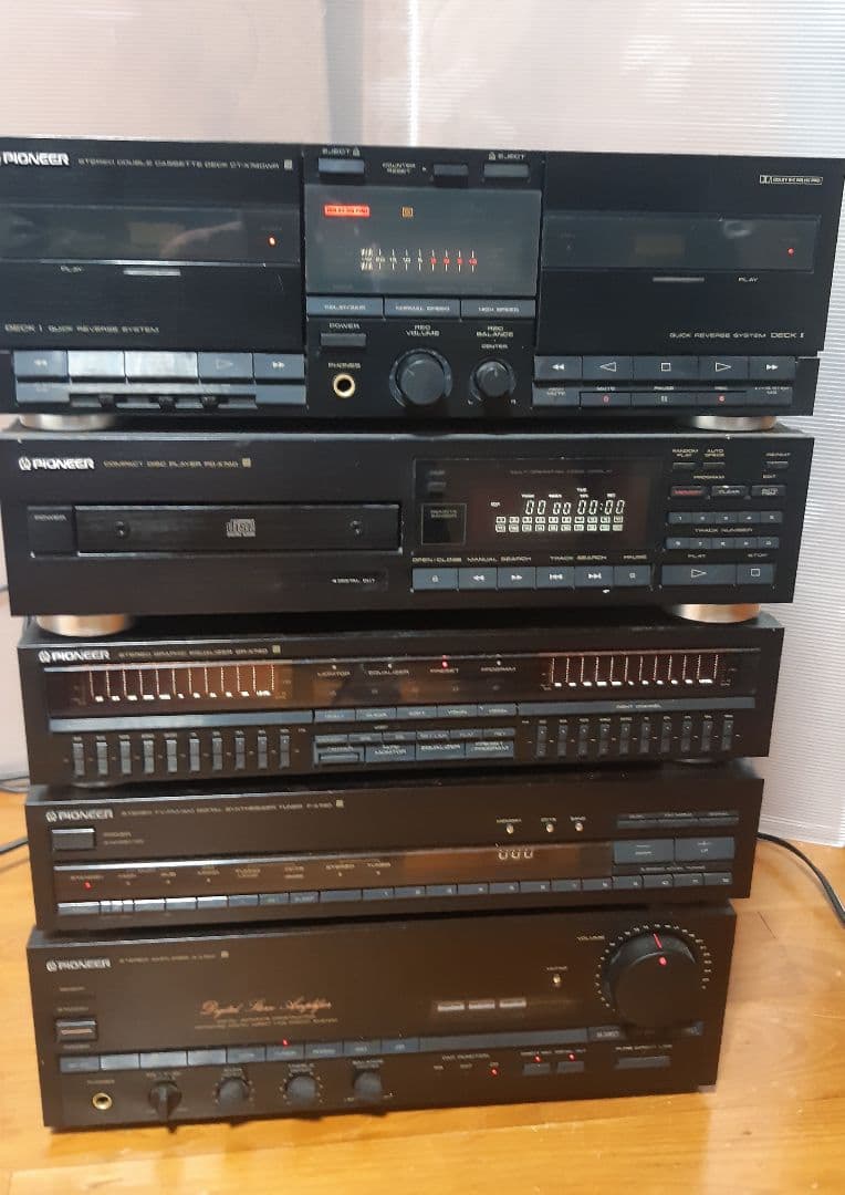 Pioneer パイオニア システムコンポ 説明書付き動作未確認現状ジャンク