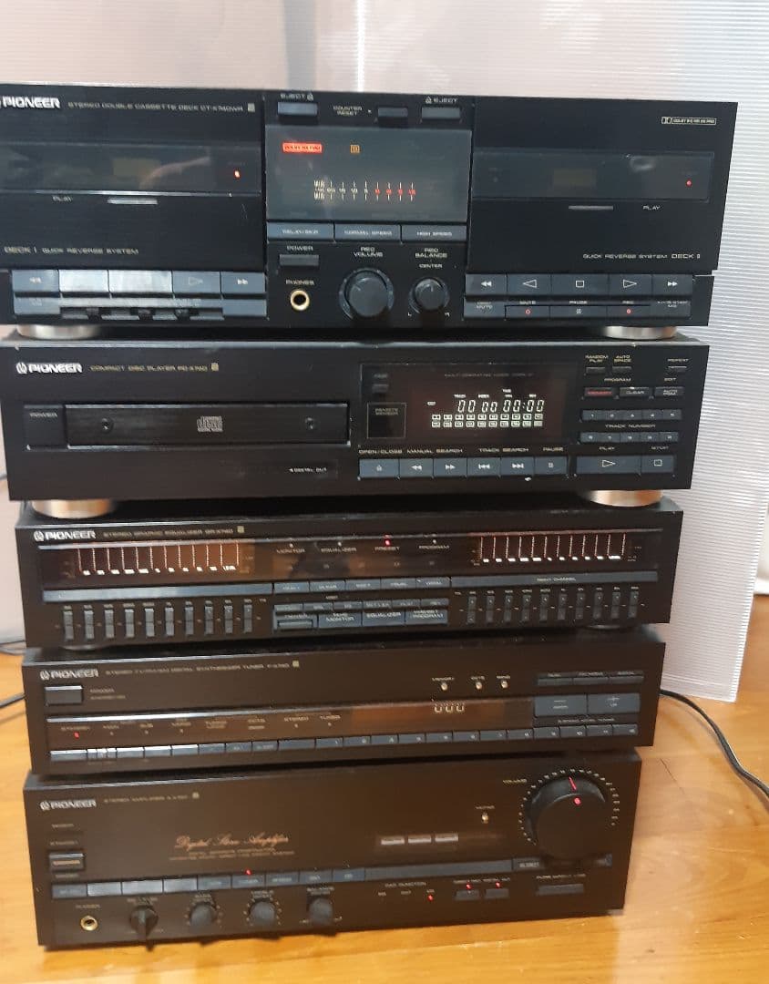 Pioneer パイオニア システムコンポ 説明書付き動作未確認現状ジャンク