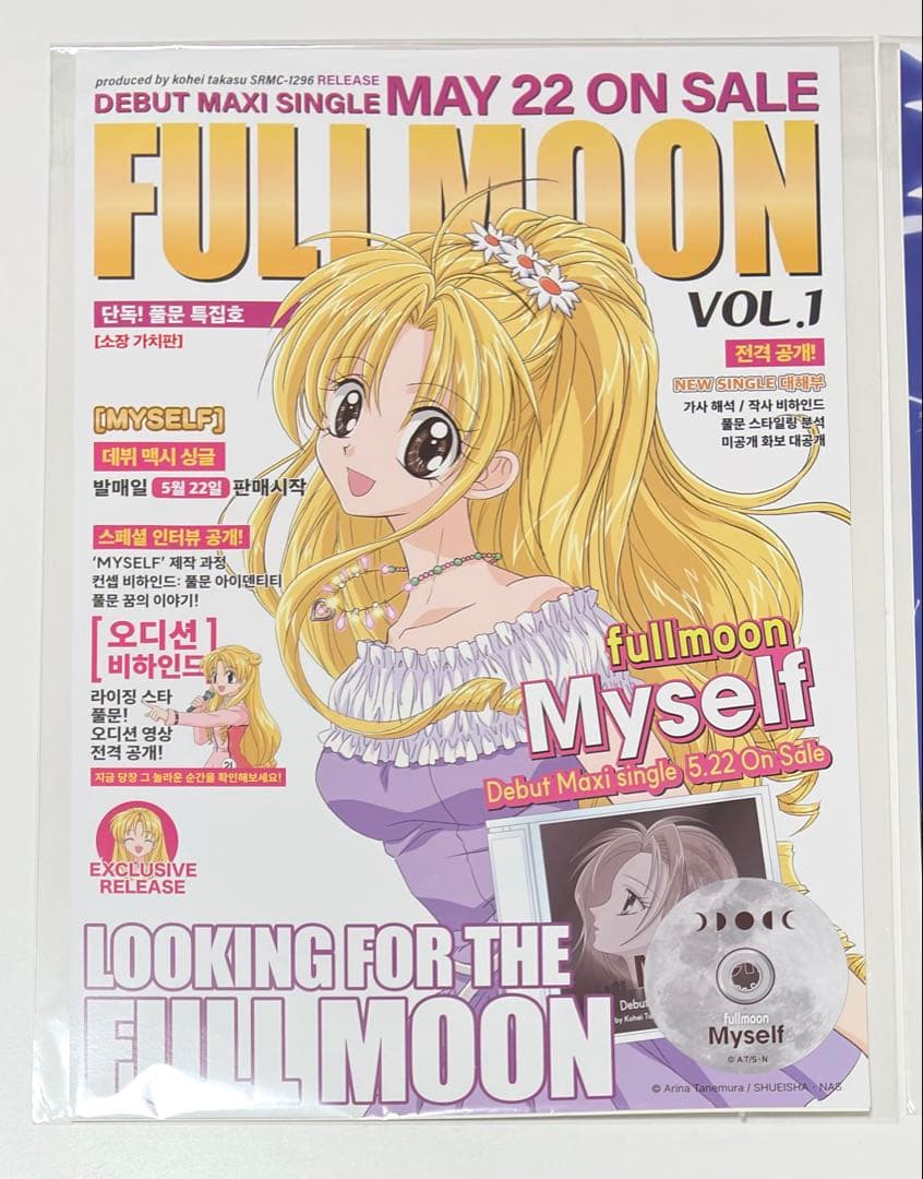 満月をさがして　韓国　ポップアップ　A3 ポスター 2枚セット