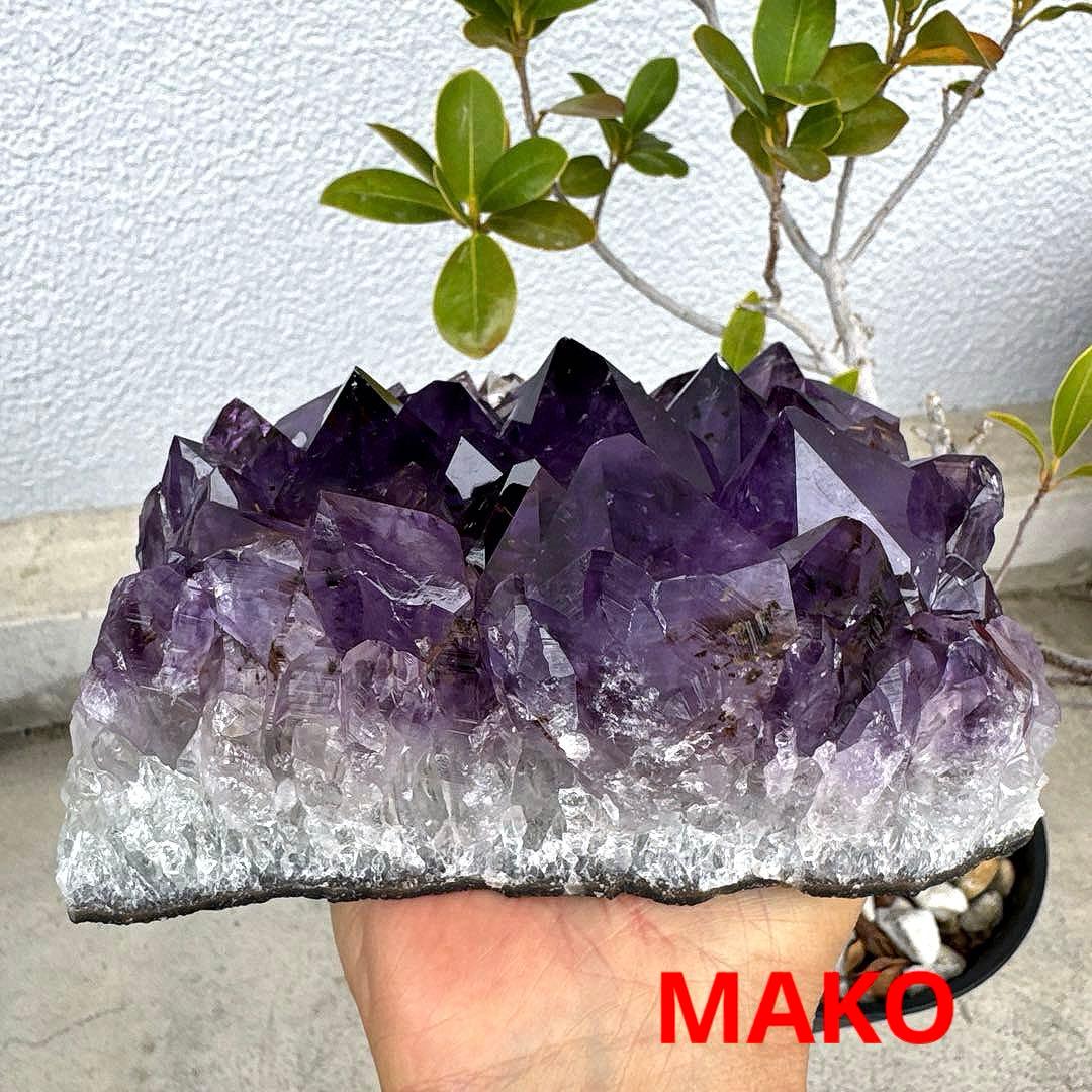 M1642☆アメジストクラスター2.0Kg☆天然石　原石☆N50202-D