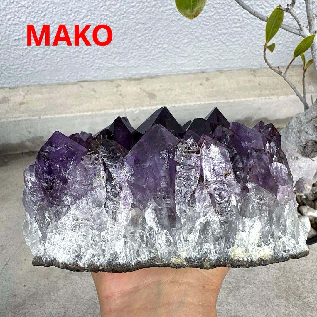M1642☆アメジストクラスター2.0Kg☆天然石　原石☆N50202-D