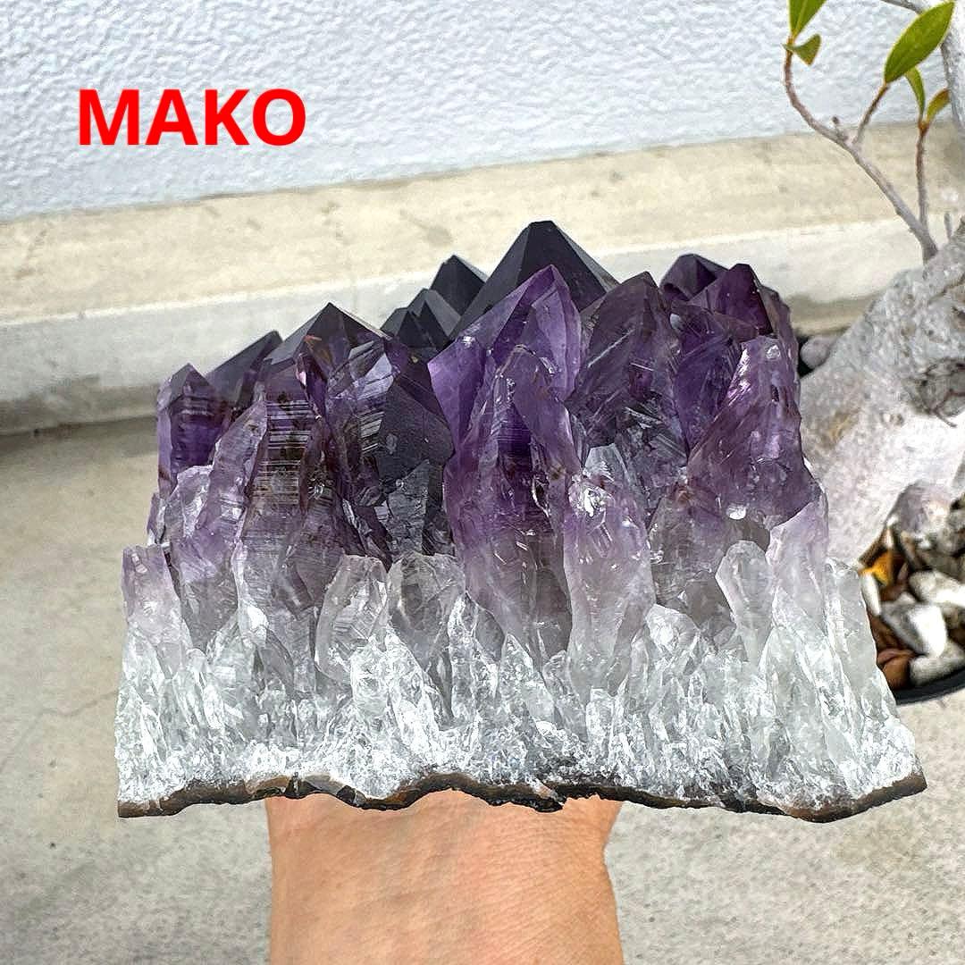 M1642☆アメジストクラスター2.0Kg☆天然石　原石☆N50202-D