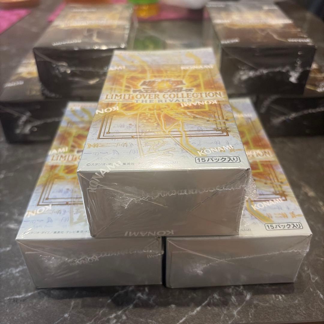 遊戯王リミットオーバーコレクションヒーローズ✖︎6、THE RIVALS ✖︎3