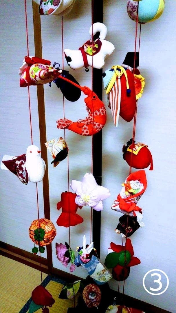 ③④　新品　世界でたったひとつの吊るし雛