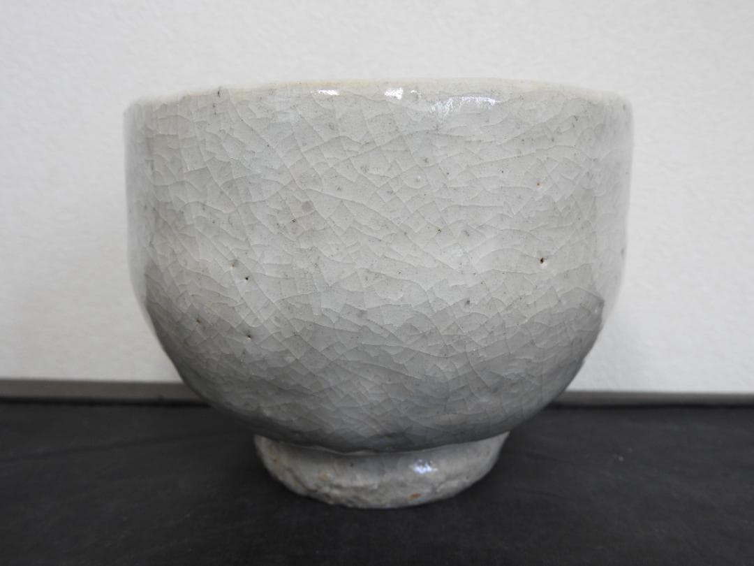 萩窯　玉俤山　野坂康起　萩茶碗　共箱　MA879