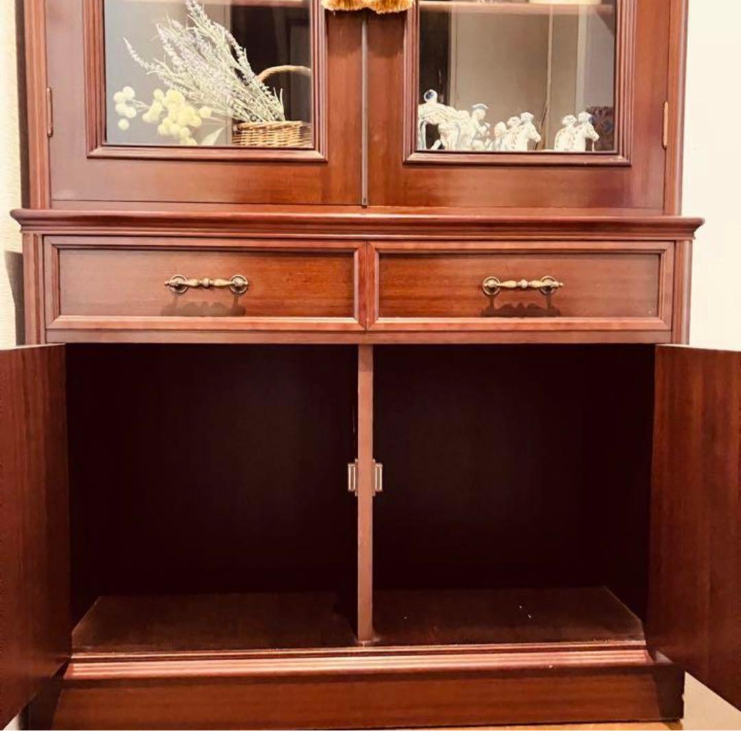 最終価格　　ブックシェルフ　本棚　食器棚　アンティーク