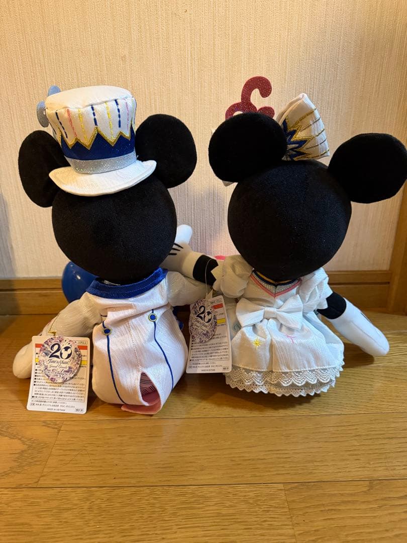 ディズニーシー 20th ミッキー ミニー ぬいぐるみ