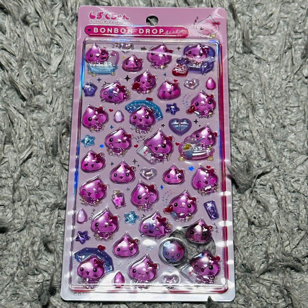 正規品ボンボンドロップシールしずくちゃん4種セット