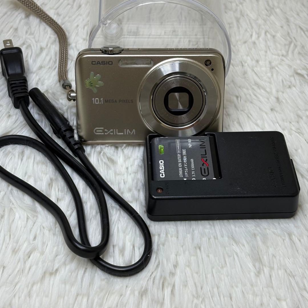 CASIO カメラ　EX-Z1050 充電器　ゴールド コンデジ　動作品