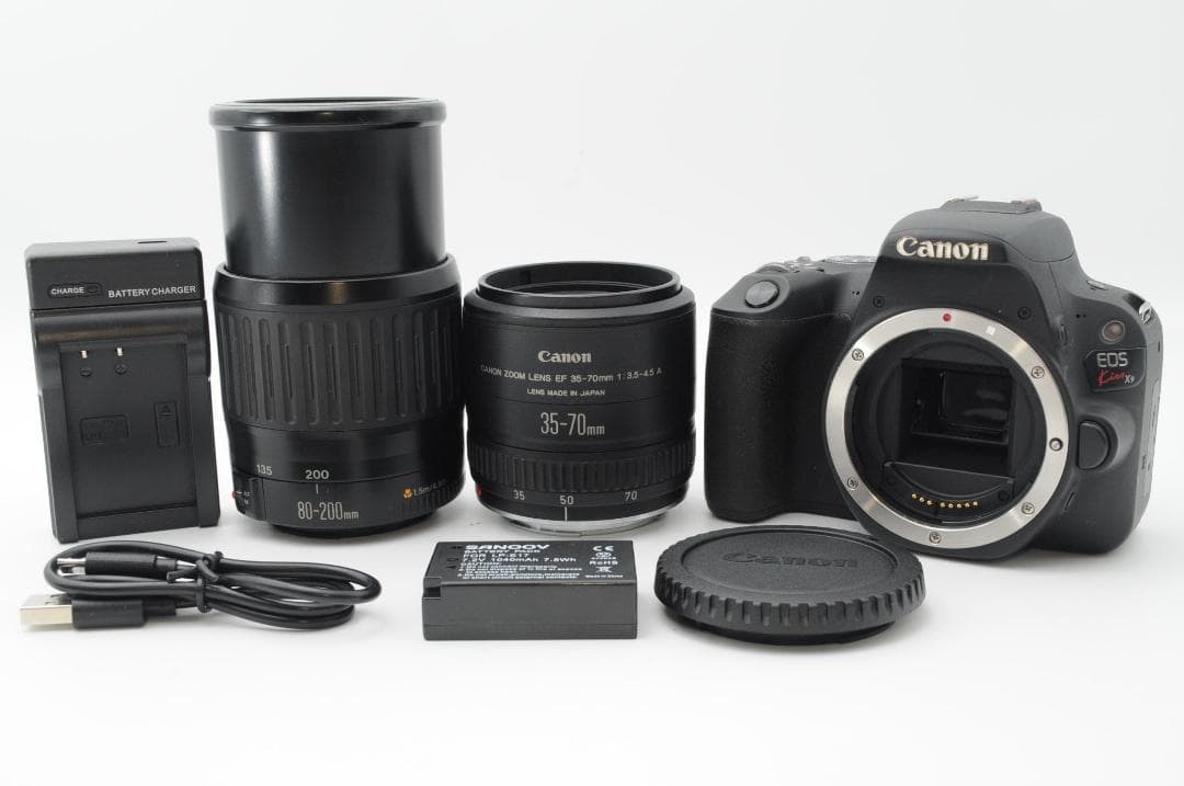 ▲新品級⑦▲夏のSALE▲ Canon EOS Kiss x9 ダブルレンズ