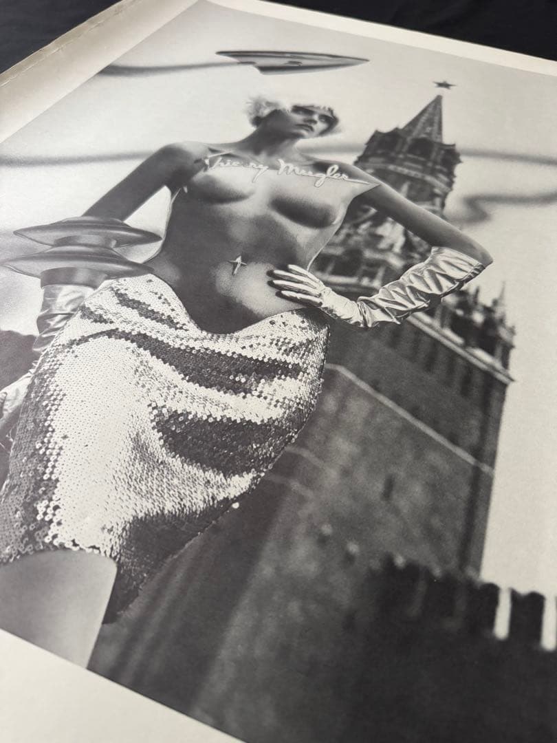 【当時物】1980s Thierry Mugler大判両面印刷（50×70cm）