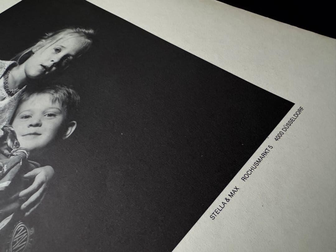 【当時物】1980s Thierry Mugler大判両面印刷（50×70cm）