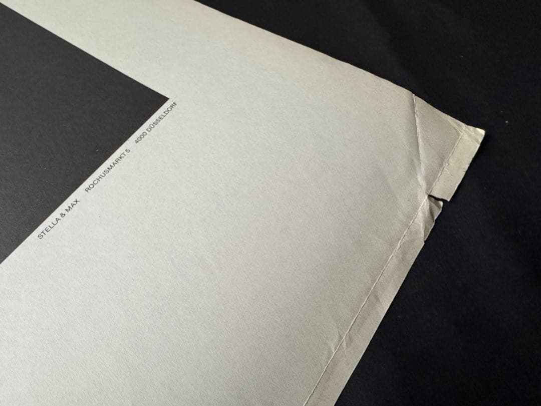 【当時物】1980s Thierry Mugler大判両面印刷（50×70cm）