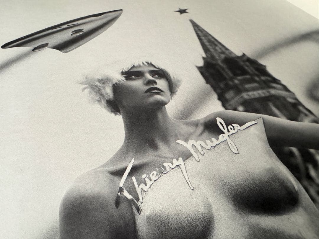 【当時物】1980s Thierry Mugler大判両面印刷（50×70cm）