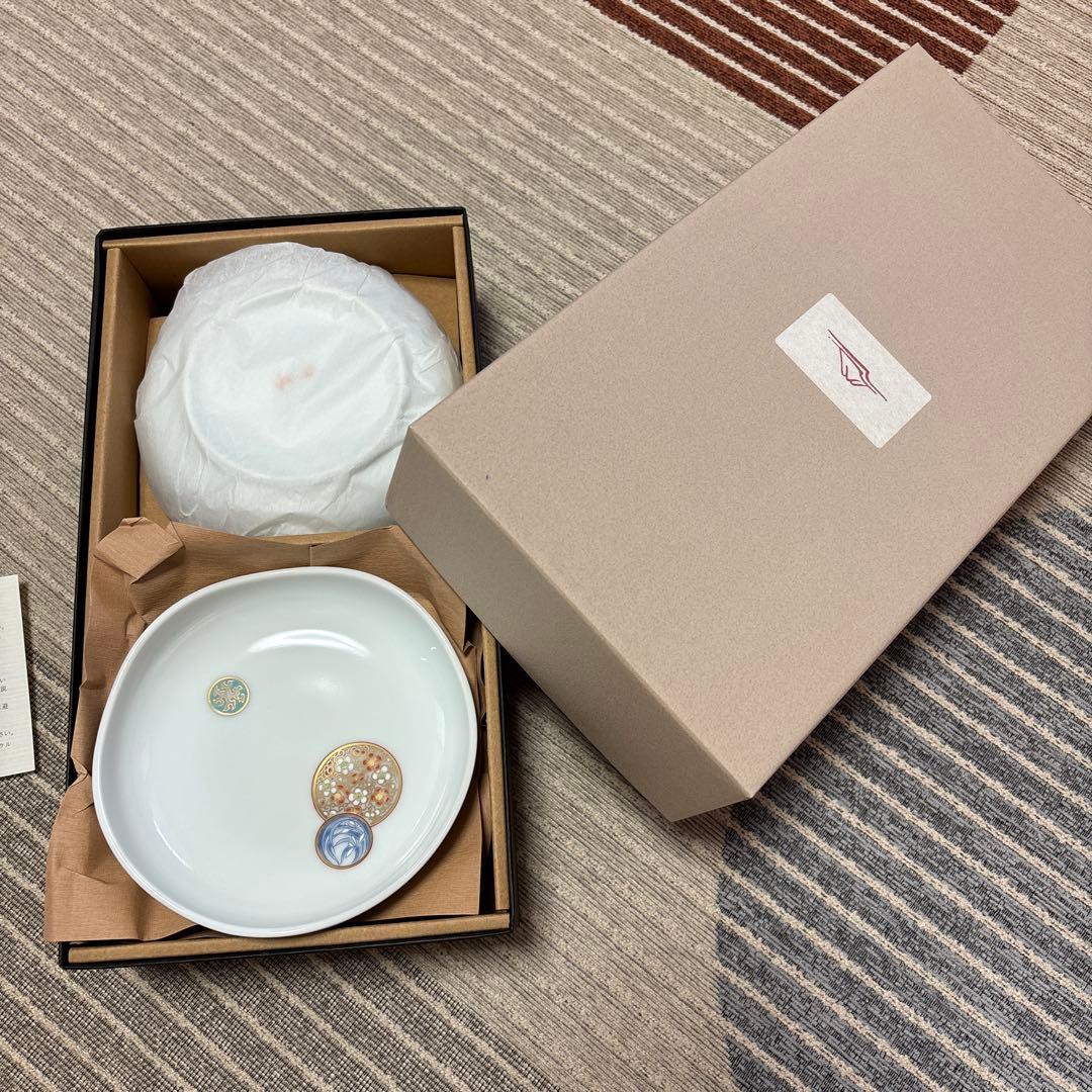 深川製磁　★寿赤絵　★取皿揃　★5枚組　★新品