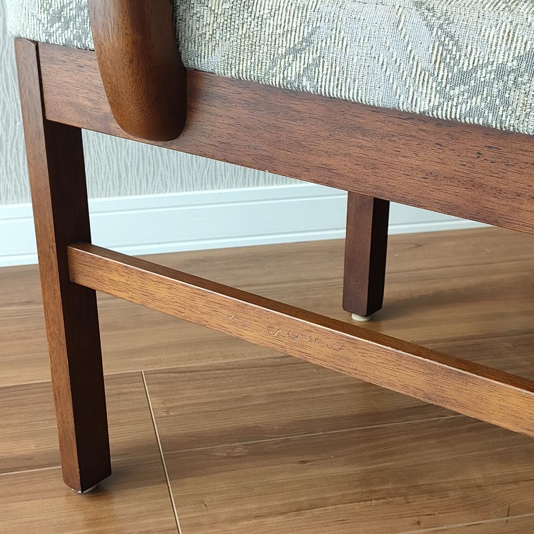 ヴィンテージ　カリモク　アームチェア　ハイバック　2脚セット