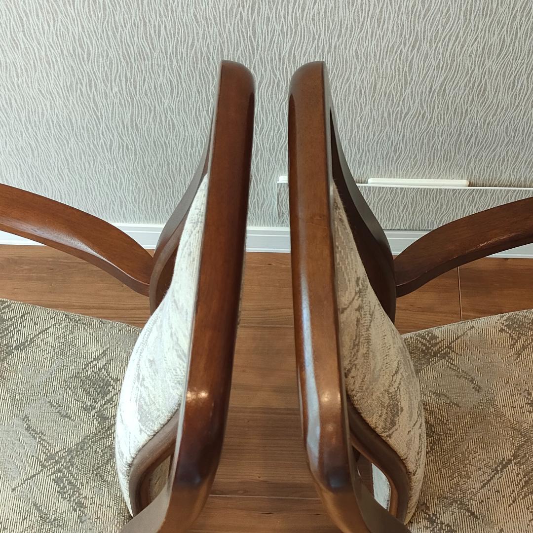 ヴィンテージ　カリモク　アームチェア　ハイバック　2脚セット