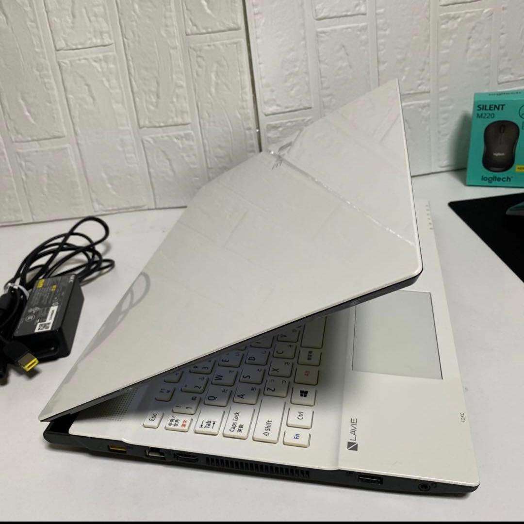 Windows11オフィス2024年 i7 SSD500GB美品NECノートPC