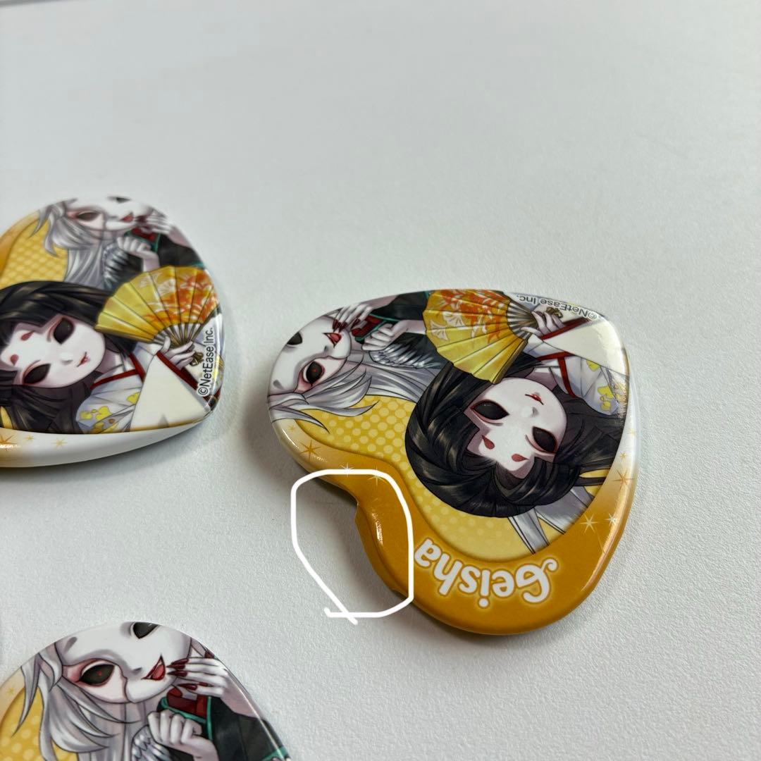 第五人格★identityⅤ★芸者★告白シリーズ★ハート缶バッジ★スイパラ