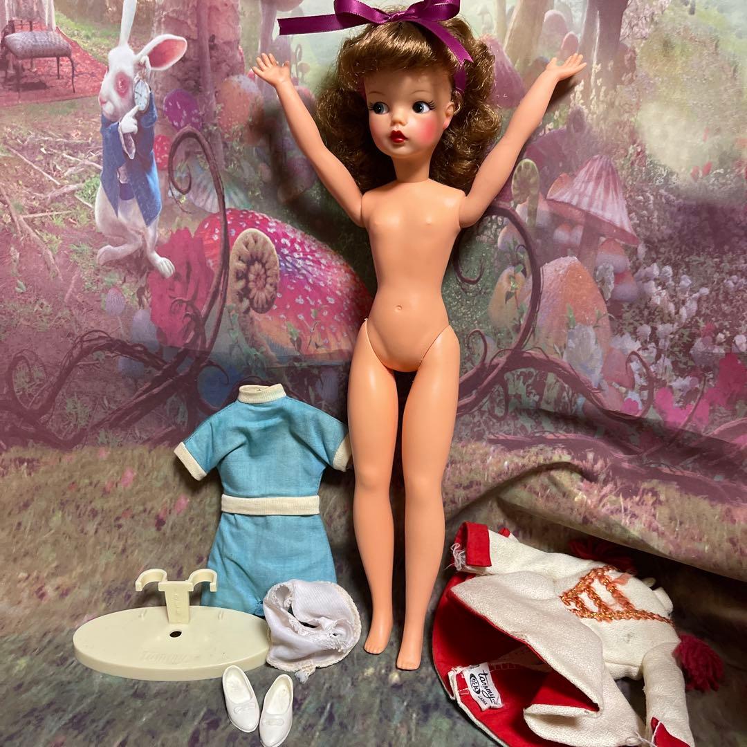 ふわっふわな髪のタミーちゃん人形、お着替え付き。