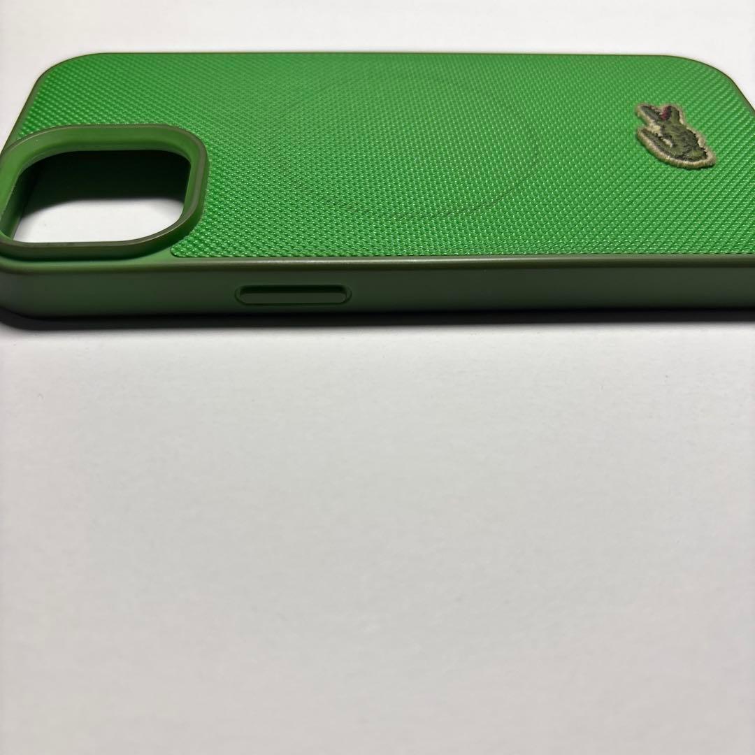 LACOSTE グリーン iPhoneケース MagSafe対応美品値下げ可能