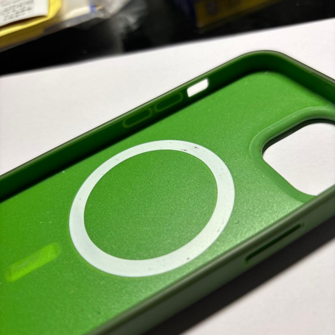 LACOSTE グリーン iPhoneケース MagSafe対応美品値下げ可能