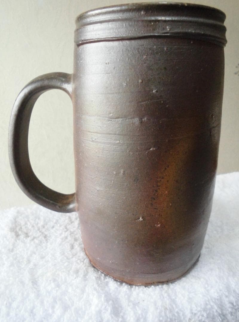 ■　窯出し 直買い品　備前焼作家 / 大谷敬二郎 作　ビールマグ 大 ・B　■