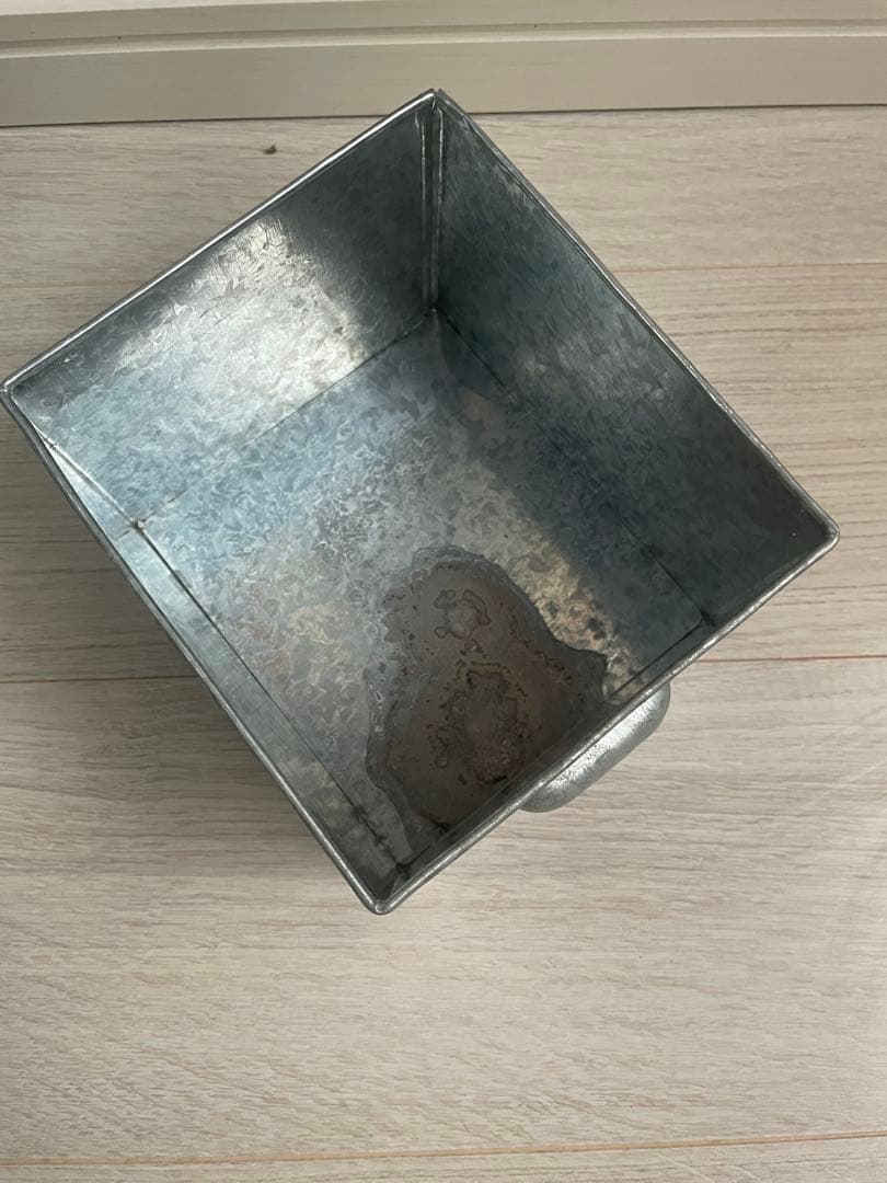 ブリキ　3段ボックス　小物入れ　アンティーク