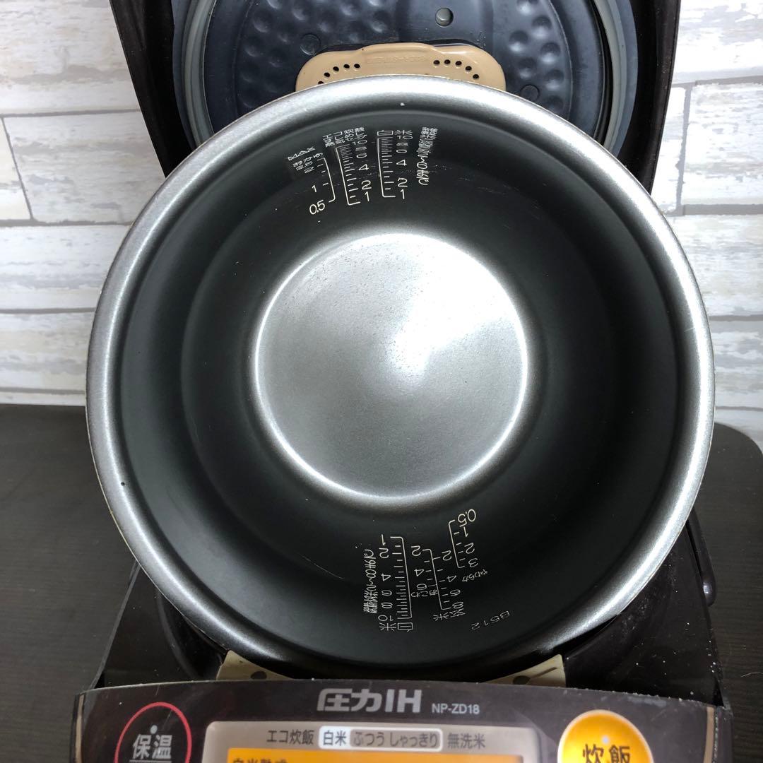 ZOJIRUSHI 圧力IH NP−ZD18 10合 1升炊き 2017年製